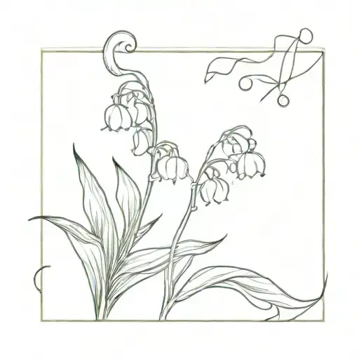 Lily Of The Valley And Sun Drop Flower