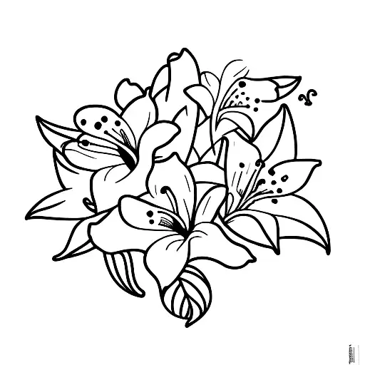 Mountain With Lily Of The Valley