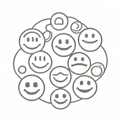 Smiley Faces In A Circle