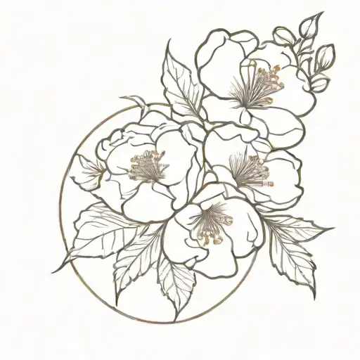 January And December Birth Flower Bouquet