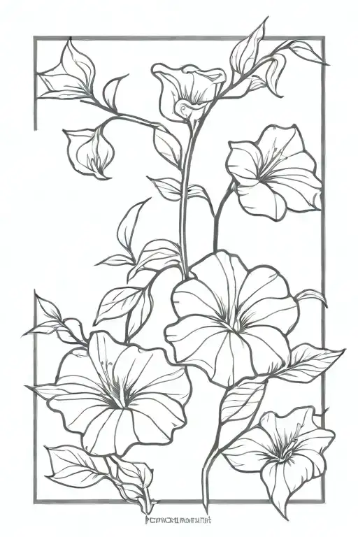 Morning Glory Vine Flower