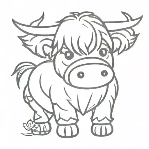 Highland Cow Teddy Bear