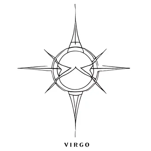 Zodiac Sign Virgo Symbol