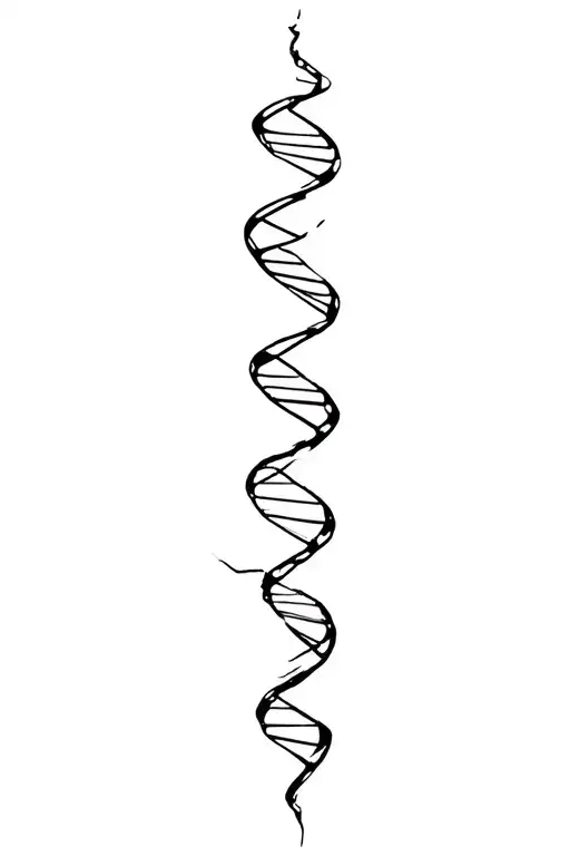 Broken Dna Double Helix