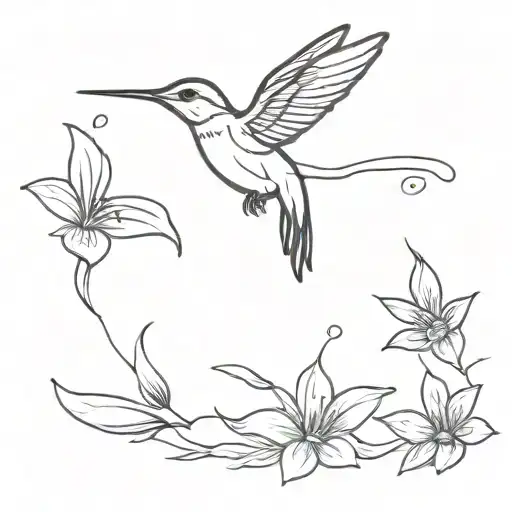 Hummingbird Hovering