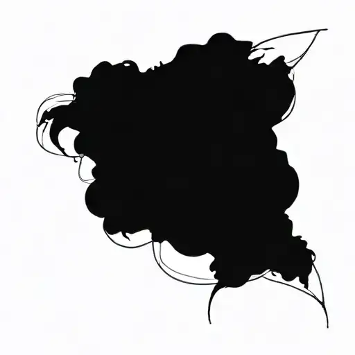 Dark Feminine Tattoo Simple Small Patchwork