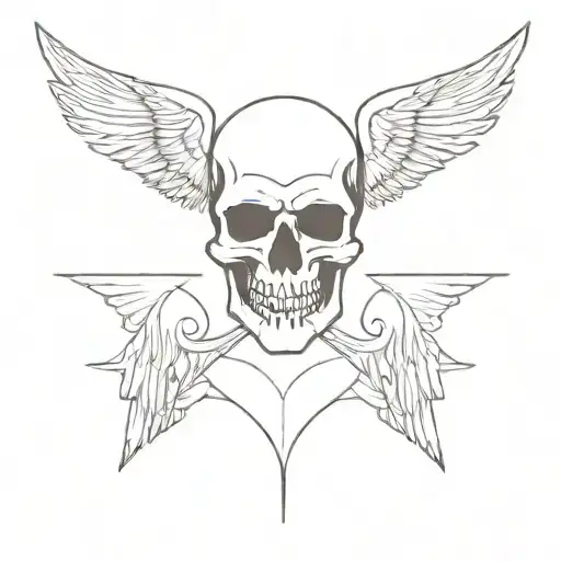 Skull And Wings