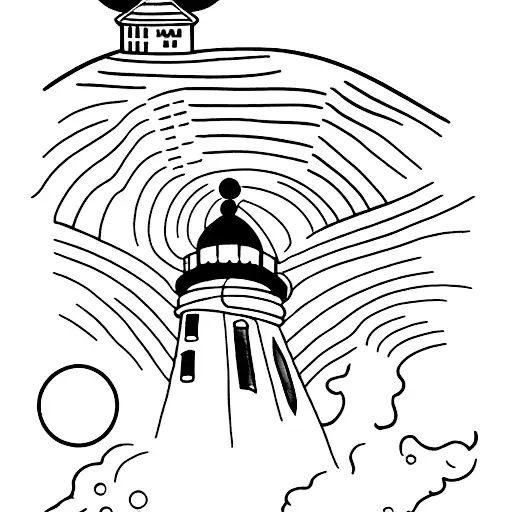 Watercolor Lighthouse