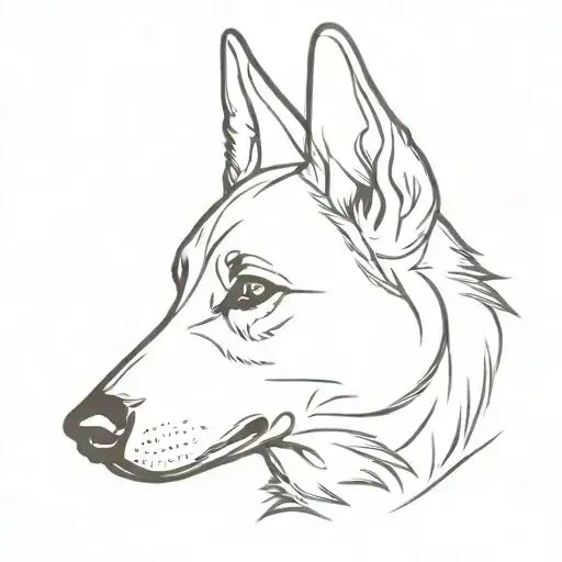 Short Haired German Shepherd