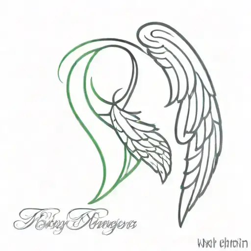 2 Baby Angel Wings
