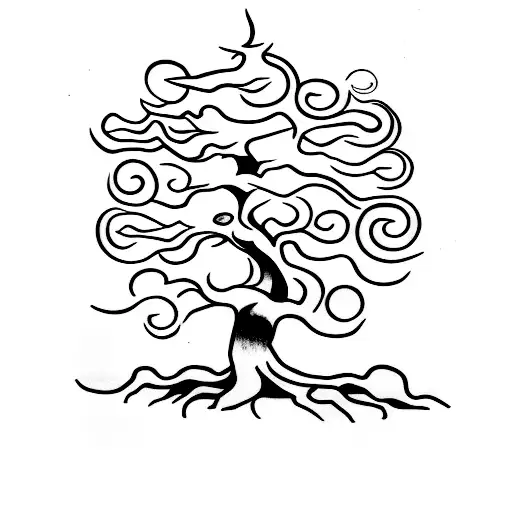 Monster Tree Polaroid