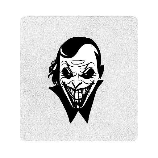 Joker Card Tattoo Walking Down A Path