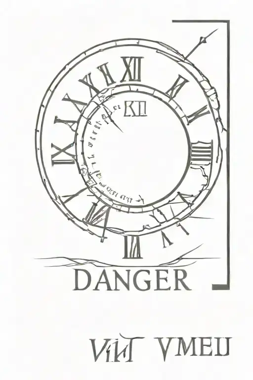 Roman Numeral Date With Danger Throw It
