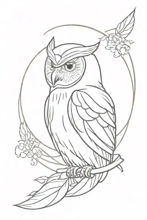 Goddess Athena Owl
