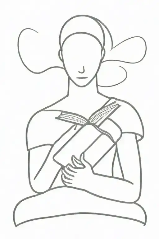 Omnipotent Being Holding A Book With Universal