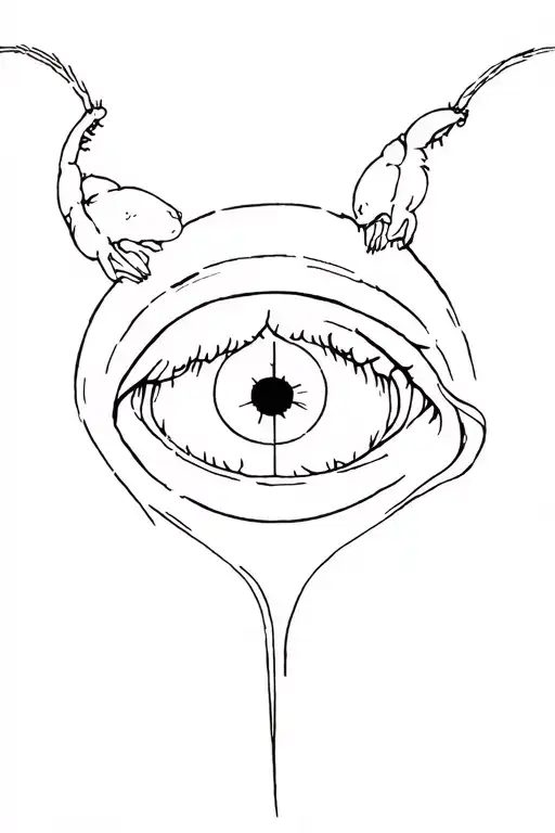 Rats Coming Out Of An Eye Socket