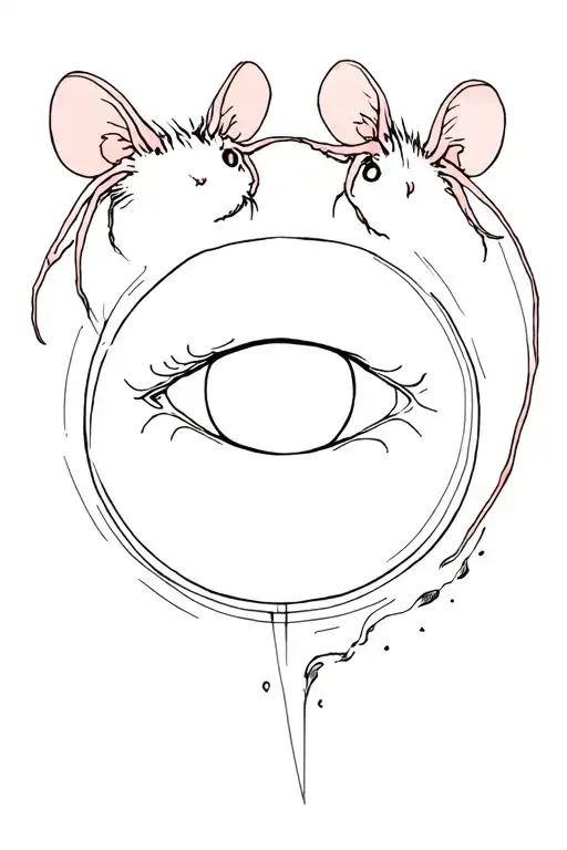 Rats Coming Out Of An Eye Socket