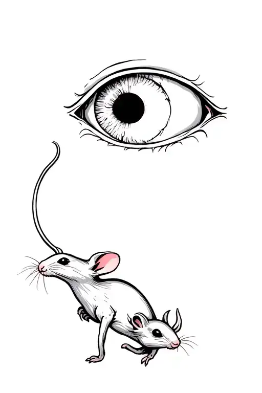 Rats Coming Out Of An Eye Socket