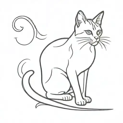 Tabby Cat Surrounded