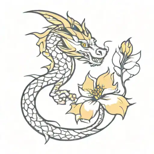 Dragon Yellow Flower