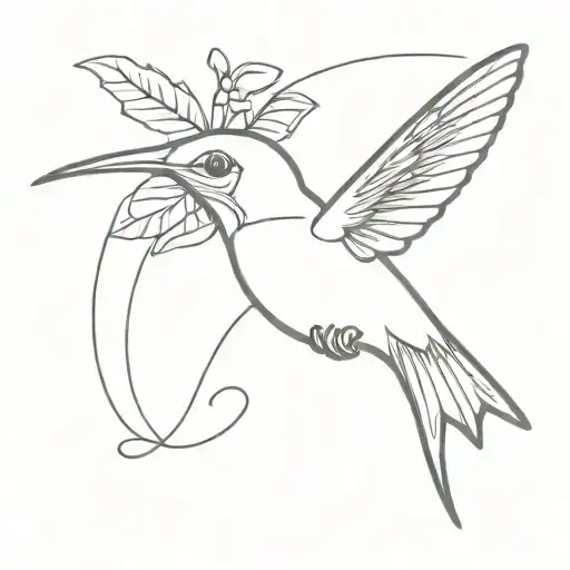 Davinci Style Hummingbird