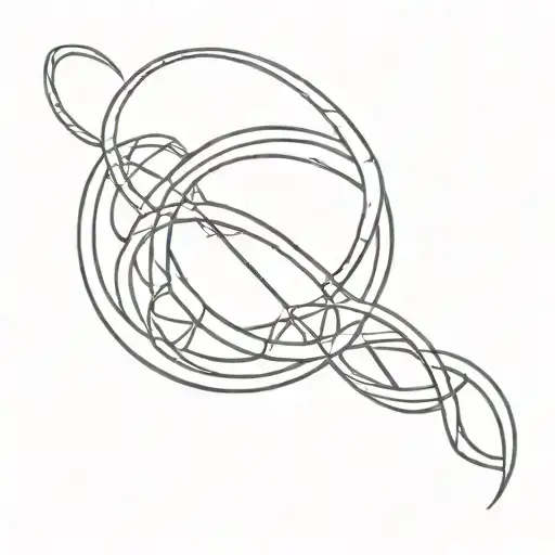 Cancer Zodiac Infinity Symbol Intertwined