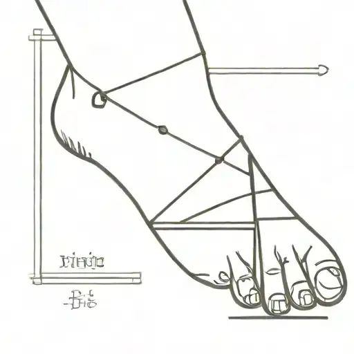 Medium Ankle Tattoo With The Word Navigating