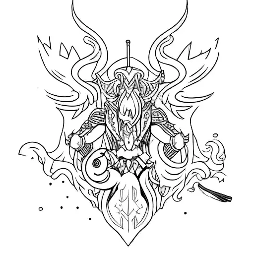 A Mythical Creature Combining A Weapon And An Animal