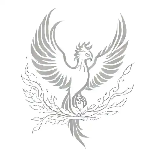 Phoenix Rising From The Ashes