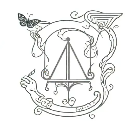 The Marauder's Map With Eating Disorder Awareness Symbol