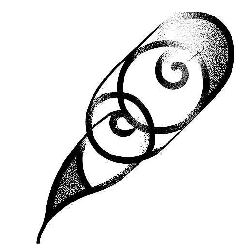 Fine Line With Letters D And W