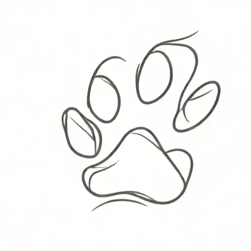 Dog Paw Print