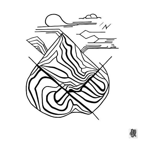 Black And Red Line On Top Of Black And Yellow Line On Top Of Black And Green Line