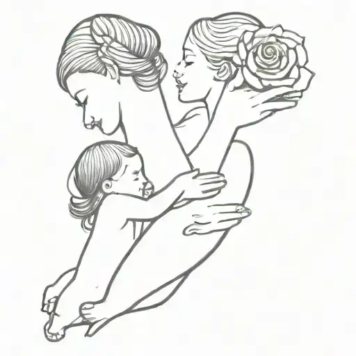 Tattoo For A Mother And Her Two Daughters That Is Small And Can Be Put On A Wrist