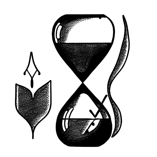 Alzehimer With Hourglass