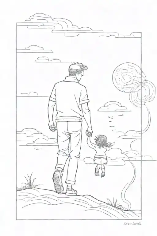 Daddy Give Heaven Some Hell Daughter Walking