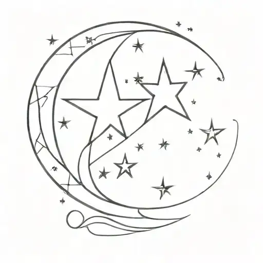 Star And Moon