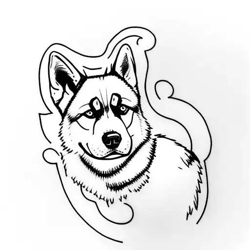 Husky German Shepherd