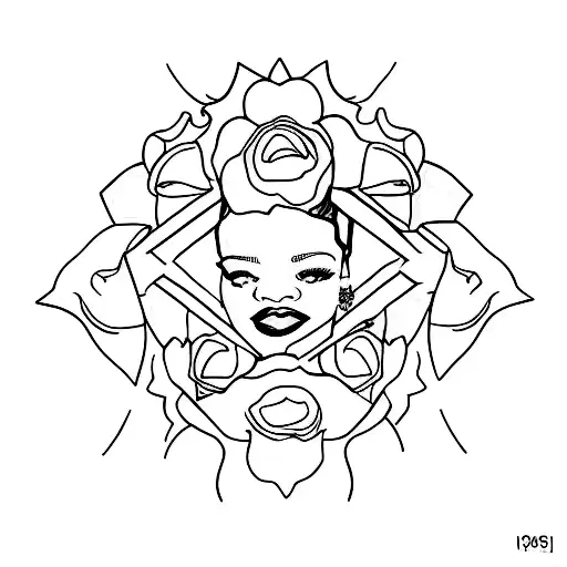 Rihanna No Face Line