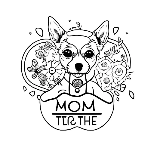 Mom Appreciation And Memory For Dog Tianna Chihuahua