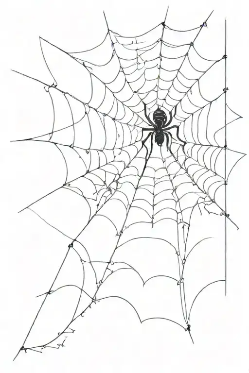 Spider Web Half Sleeve