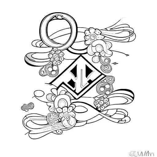 Letters M And J Combined In A Friendship Style