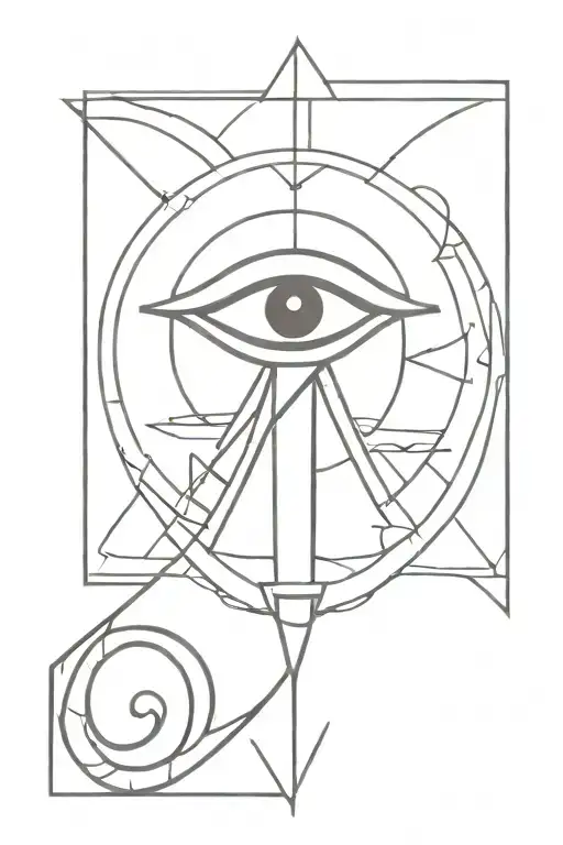 Ankh Symbol With Eye