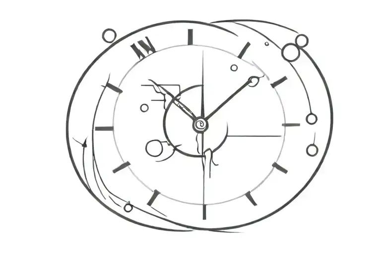 Word Is Time And Money Falling Around It