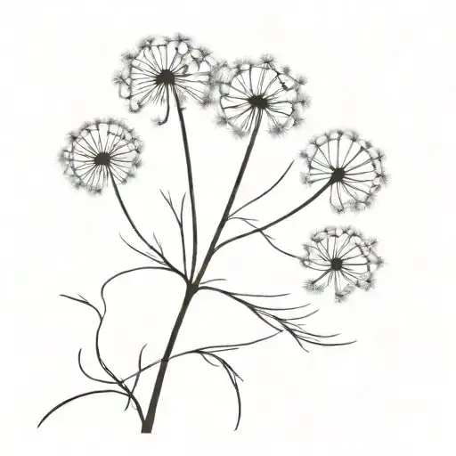 Dandelion Seed Pods That Spreads In The Wind