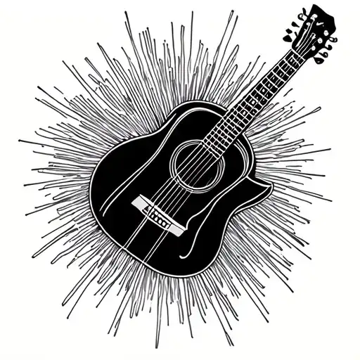 Fine Line Acoustic Guitar