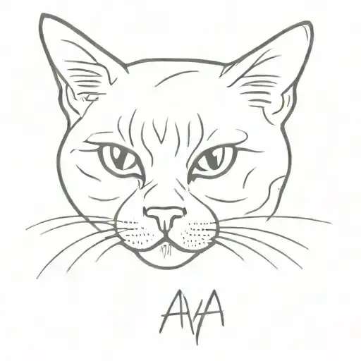 Cat Inscription Ava 152