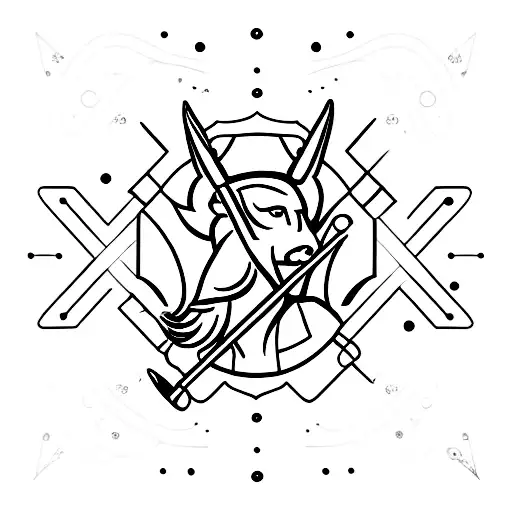 Sagittarius Centaur With Bow