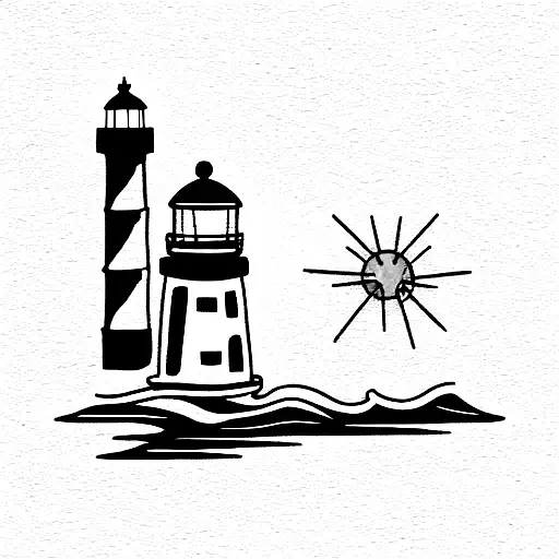 Lighthouse On A Cliff