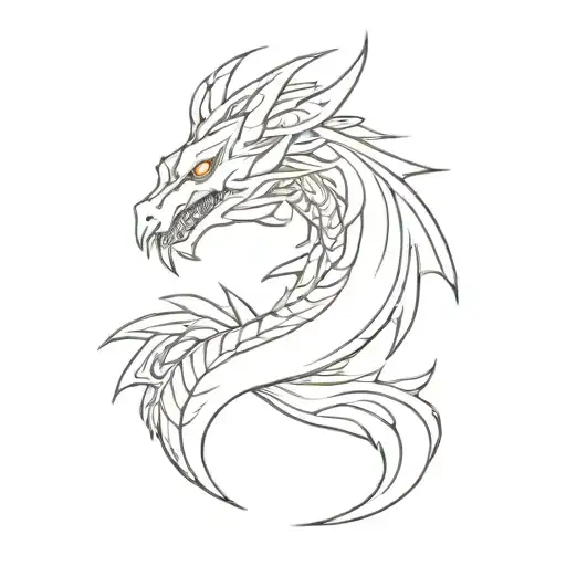 Fire Eyes White Dragon